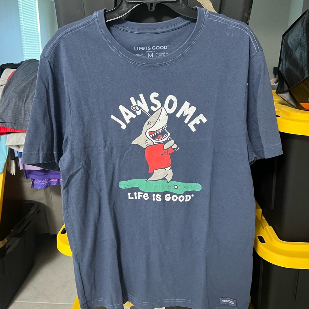 Life is Good Jawsome Shark Tee